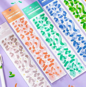 Stickers decorativos, colores neutros. Pegatinas aptas para niños. Pegamento resistente, especial para decoración de toploaders.