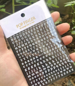 tickers de letras decorativas, pequeñas aptas para toploaders, carcasas, decoraciones pequeñas, y mucho más. Pegamento resistente.